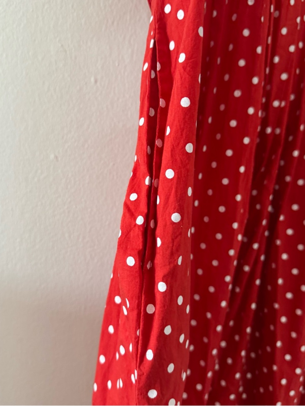 April Cornell Polka Dot Midi Dress XXL Cottagecore Peter Pan Collar Prairie 50’s - Picture 3 of 13